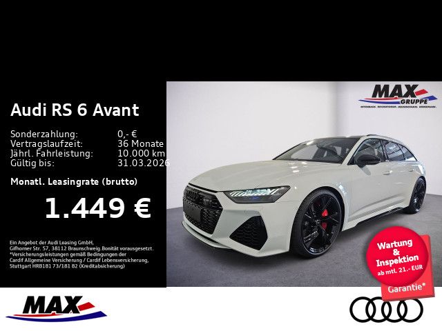Audi RS 6 Avant MATRIX+SAGA+280KM/H+AHK+B&O+PANO+HUD+