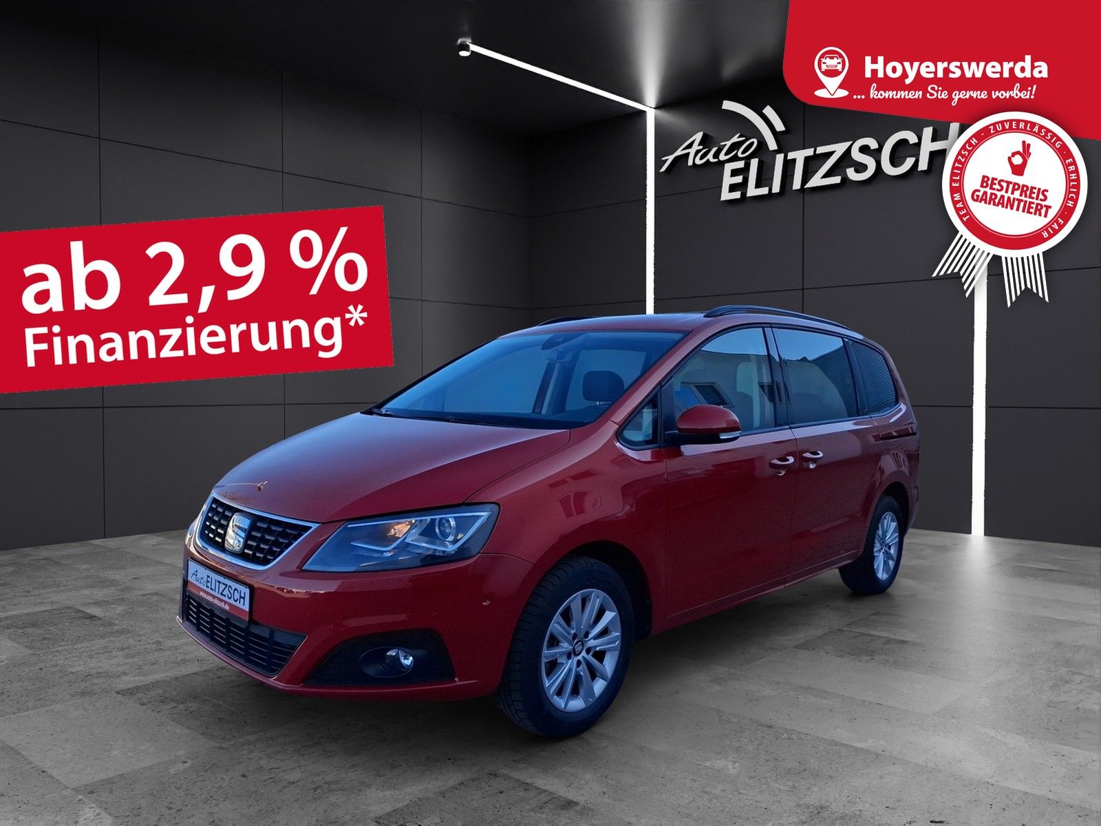 Fahrzeugabbildung SEAT Alhambra TSI Style DSG Bi-Xenon Navi PANO RFK GR
