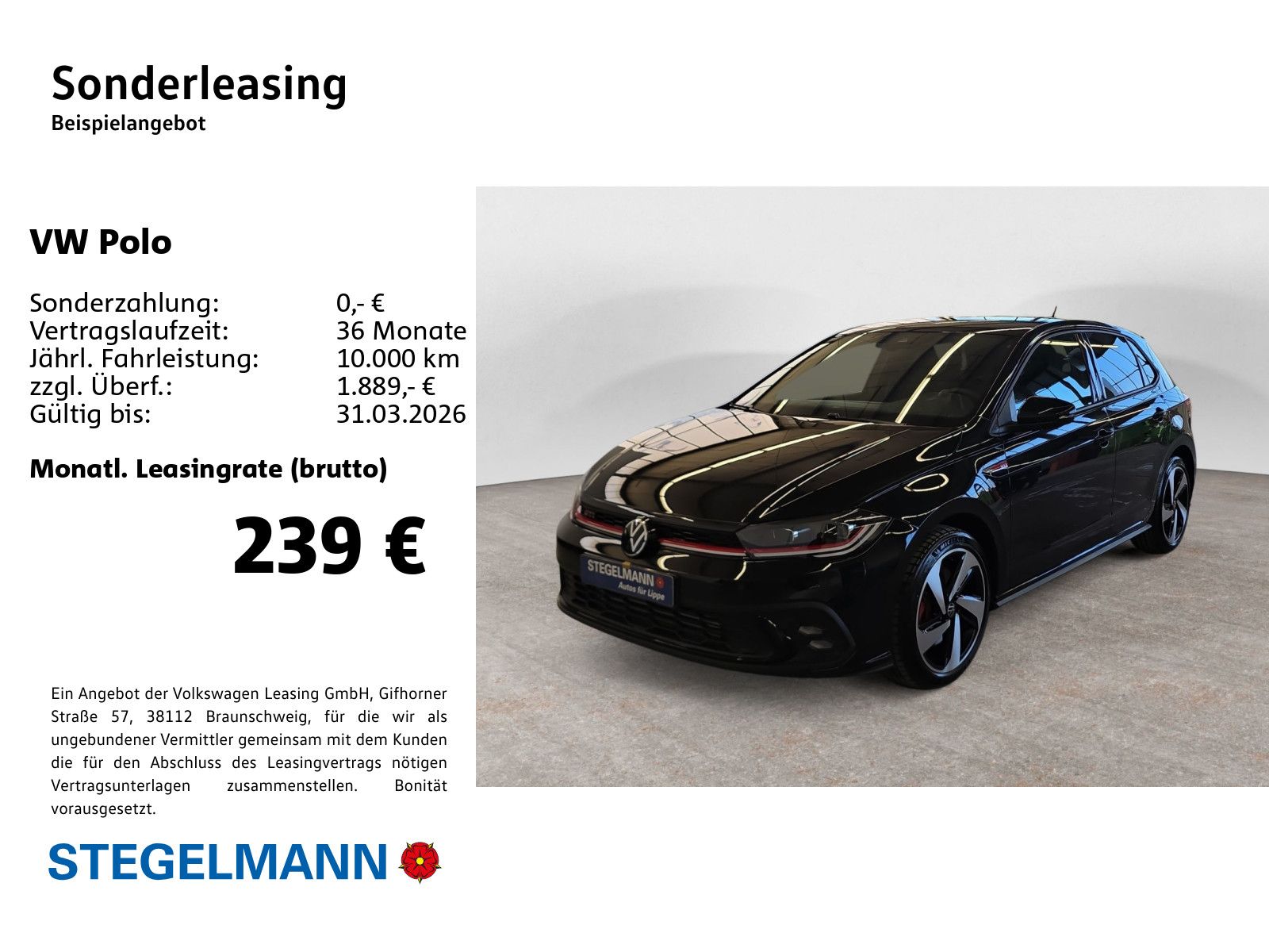 Volkswagen Polo 2,0 l TSI OPF 7-Gang-DSG GTI