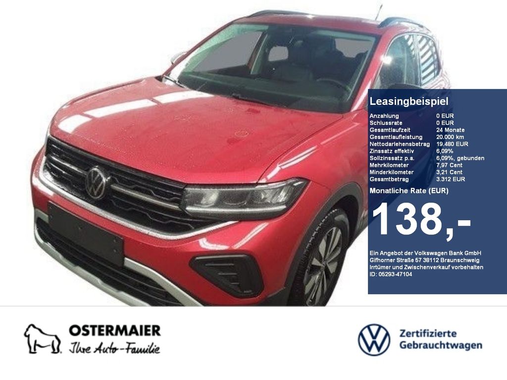 Volkswagen T-Cross GOAL 1.0TSI 95PS ACC.5J-G.KAMERA.VIRTUAL