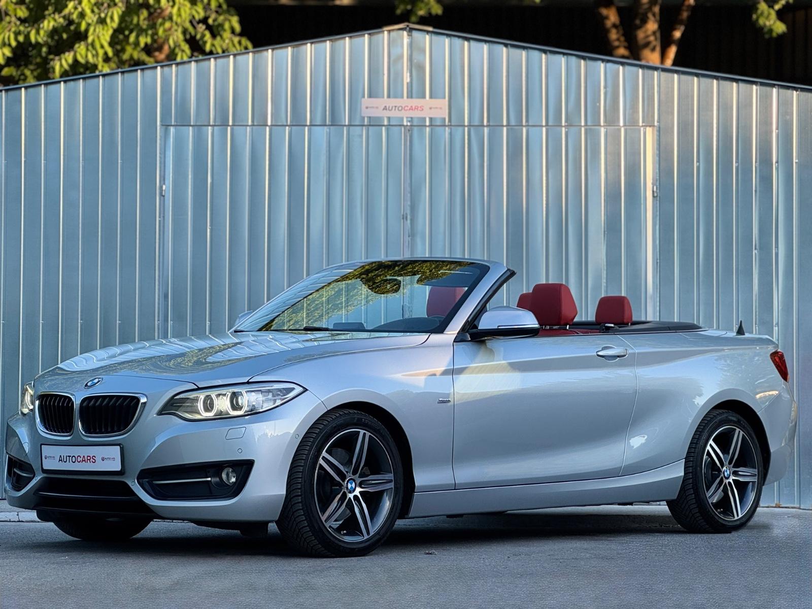 BMW 220d Cabrio Sport Line/BI-XEN/LENK-HEIZ/SPUR-ASS