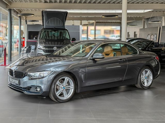 BMW 420i Cabrio Sport Line LED/Leder/PDC/Erst 17.TKM