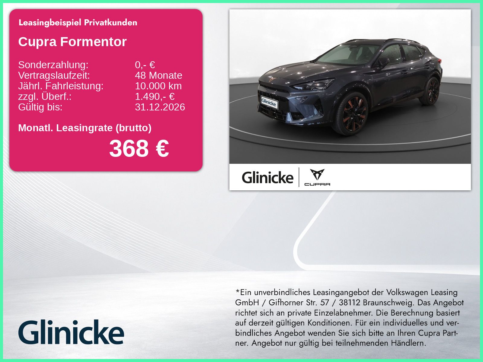 Cupra Formentor VZ 2.0 TSI 7-Gang DSG 4Drive