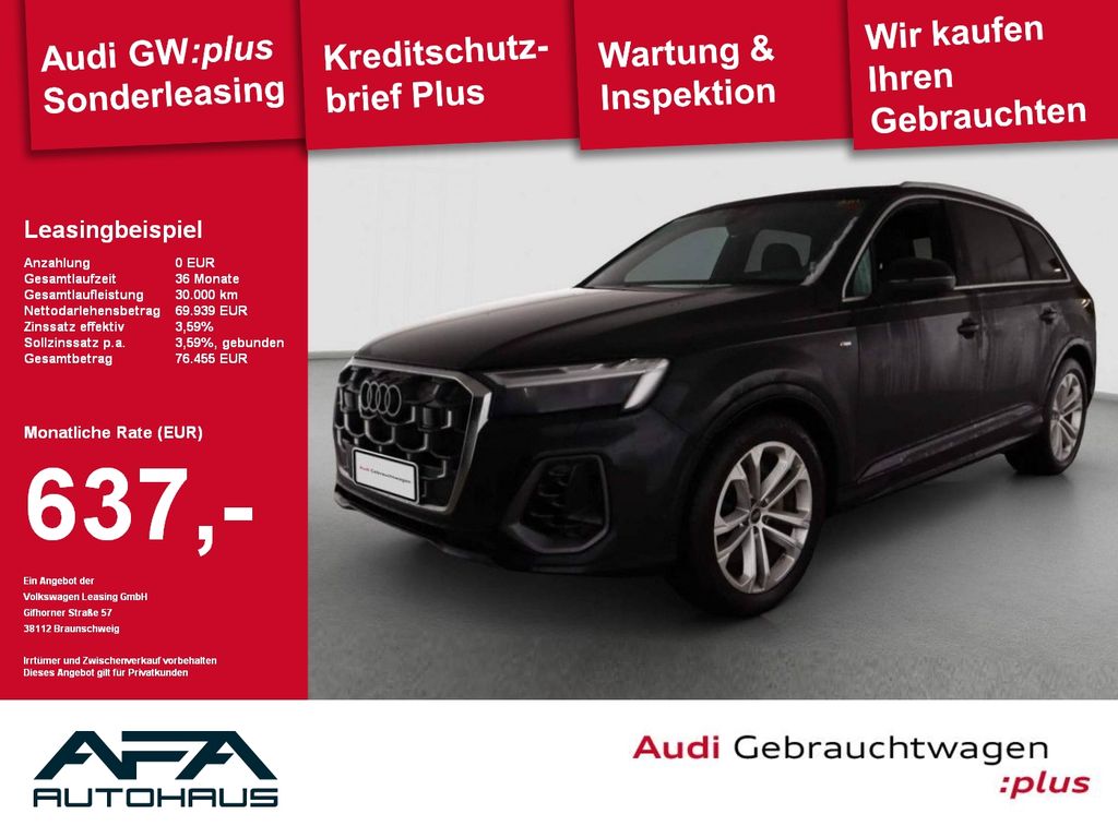 Audi Q7 55 TFSI qu. tiptr. S-Line*Matrix*Luft*7Sitze