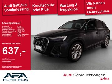 Audi Leasingangebot: Audi Q7 55 TFSI qu. tiptr. S-Line*Matrix*Luft*7Sitze