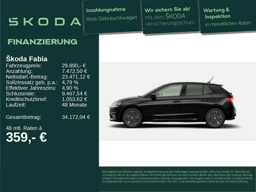 Skoda Fabia Balance 1,0 TSI 85 kW NAV SHZ R.-KAM
