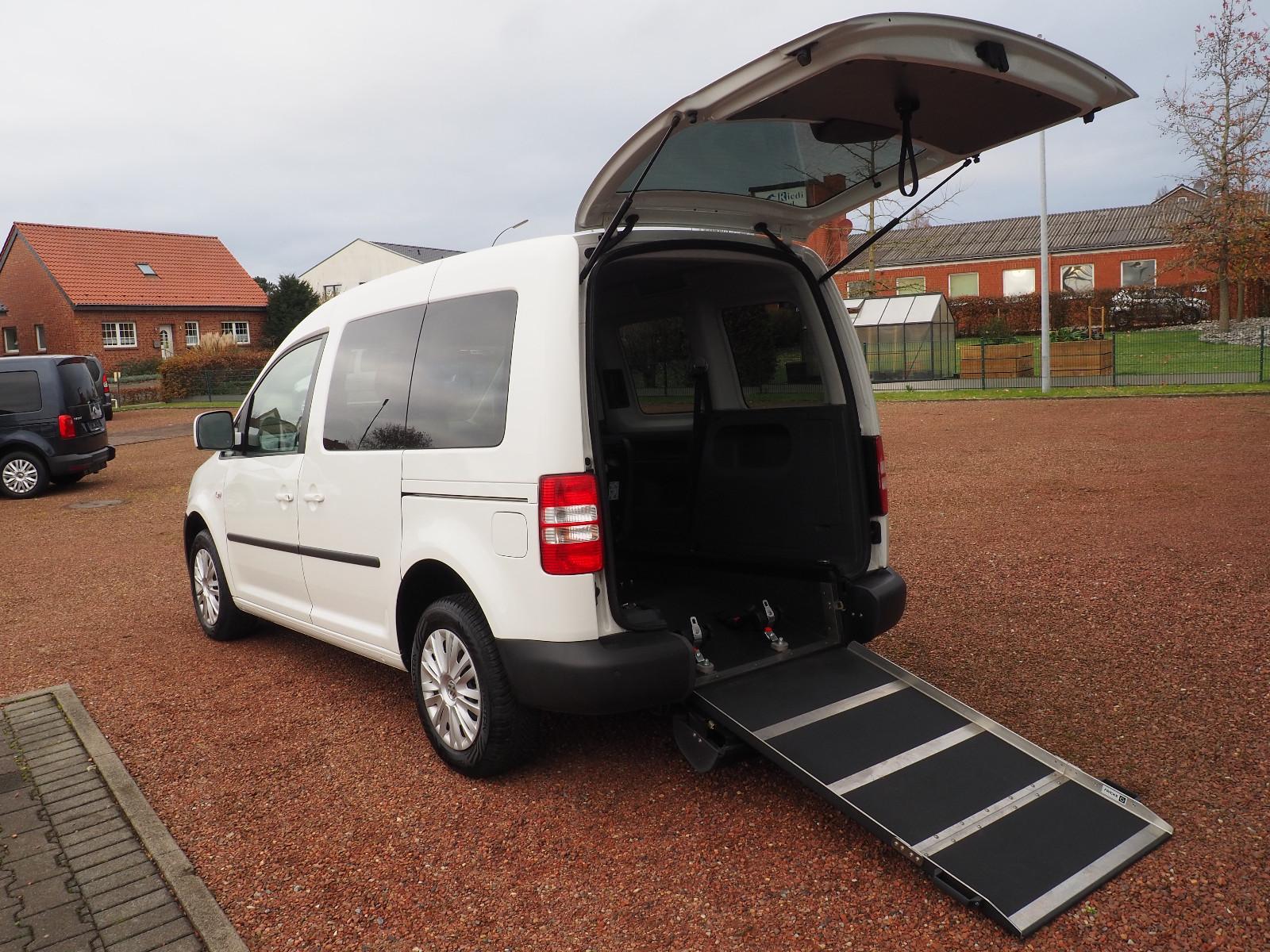 Volkswagen Caddy DSG Rollstuhlgerecht Rampe Standheizung