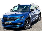Skoda Kodiaq Sportline 2.0 TDI DSG 4x4 //  7.SITZER // - Skoda Kodiaq mit Diesel-Antrieb: Blau, Alcantara
