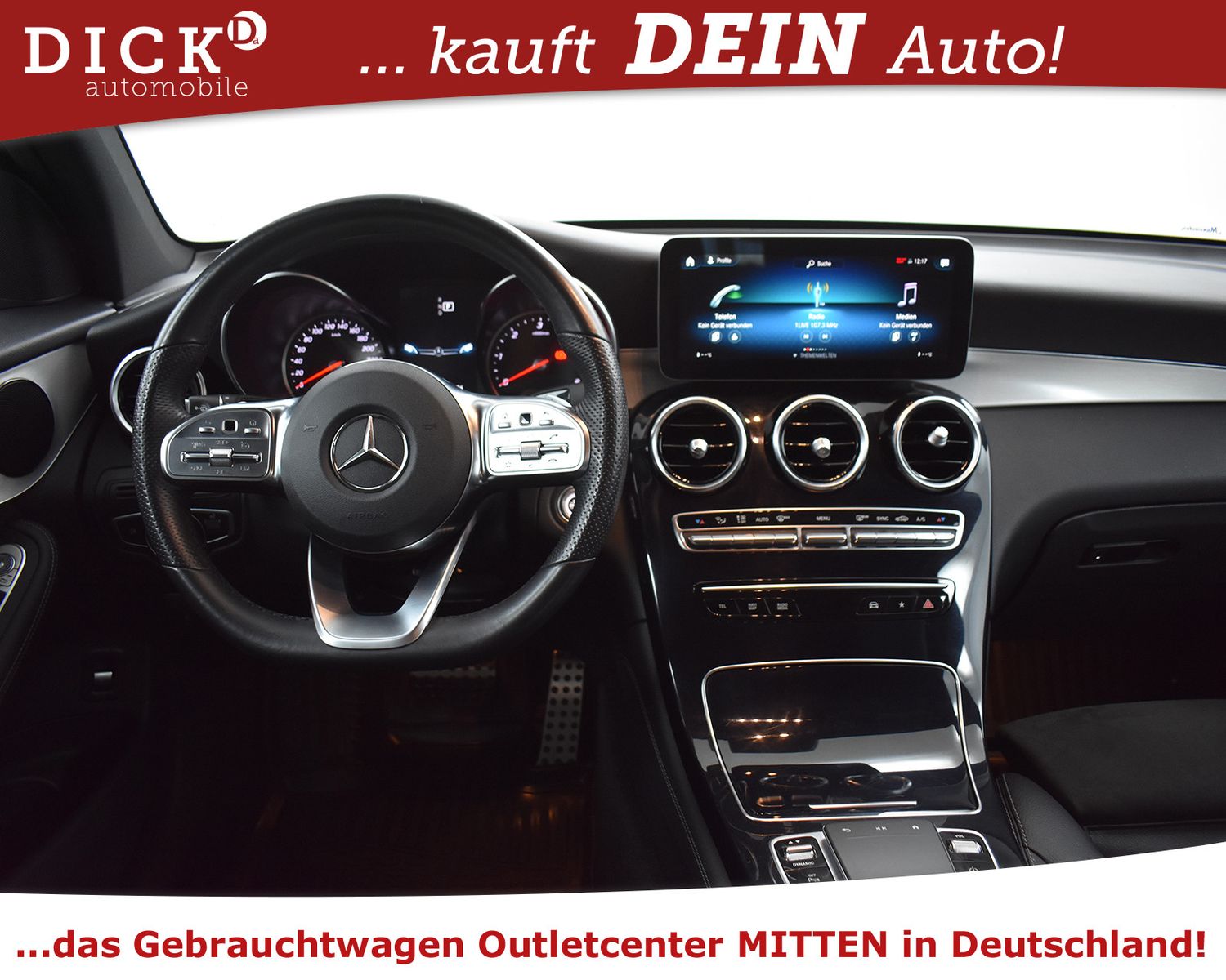 MERCEDES-BENZ GLC220d 4M AMG Line MULTIBEAM+KAM+ALCANTARA+KEY+ - Image 15