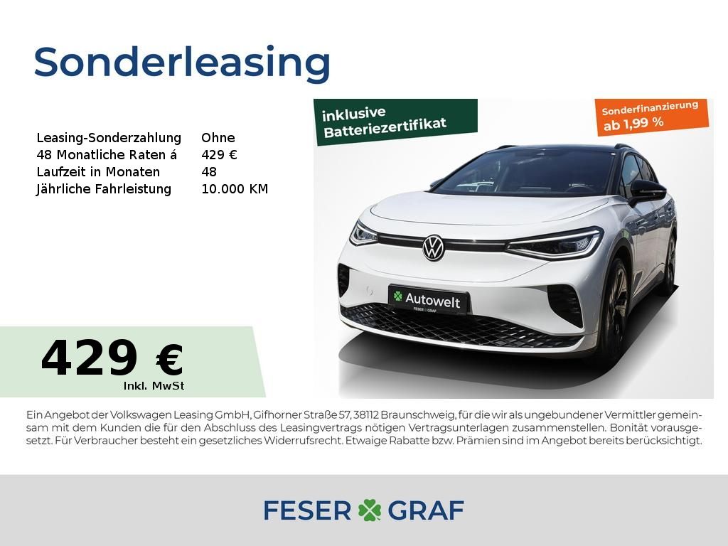 Volkswagen ID.4 GTX 4M AHK Alu 21" Matrix Navi Wärmep. 360°
