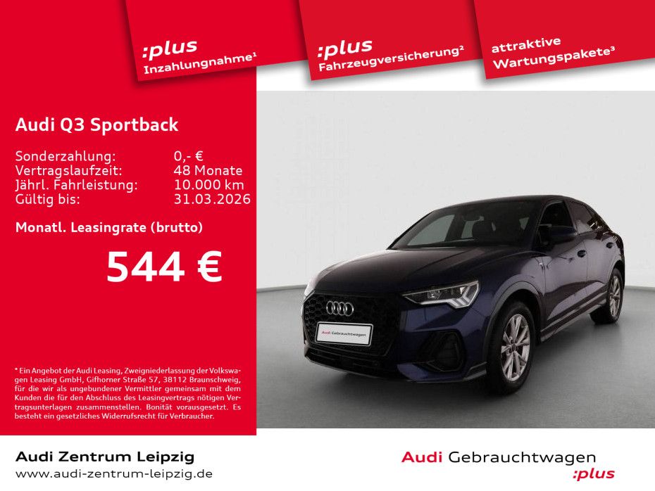 Audi Q3 Sportback 35 TFSI S line *LED*AHK*Navi*