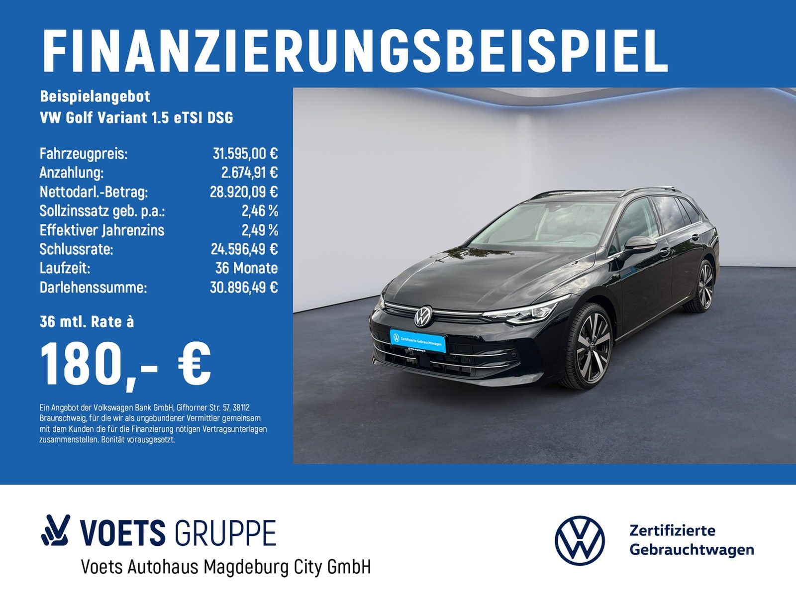 Volkswagen Golf Variant 1.5 eTSI DSG Style PANO+RearView+SH