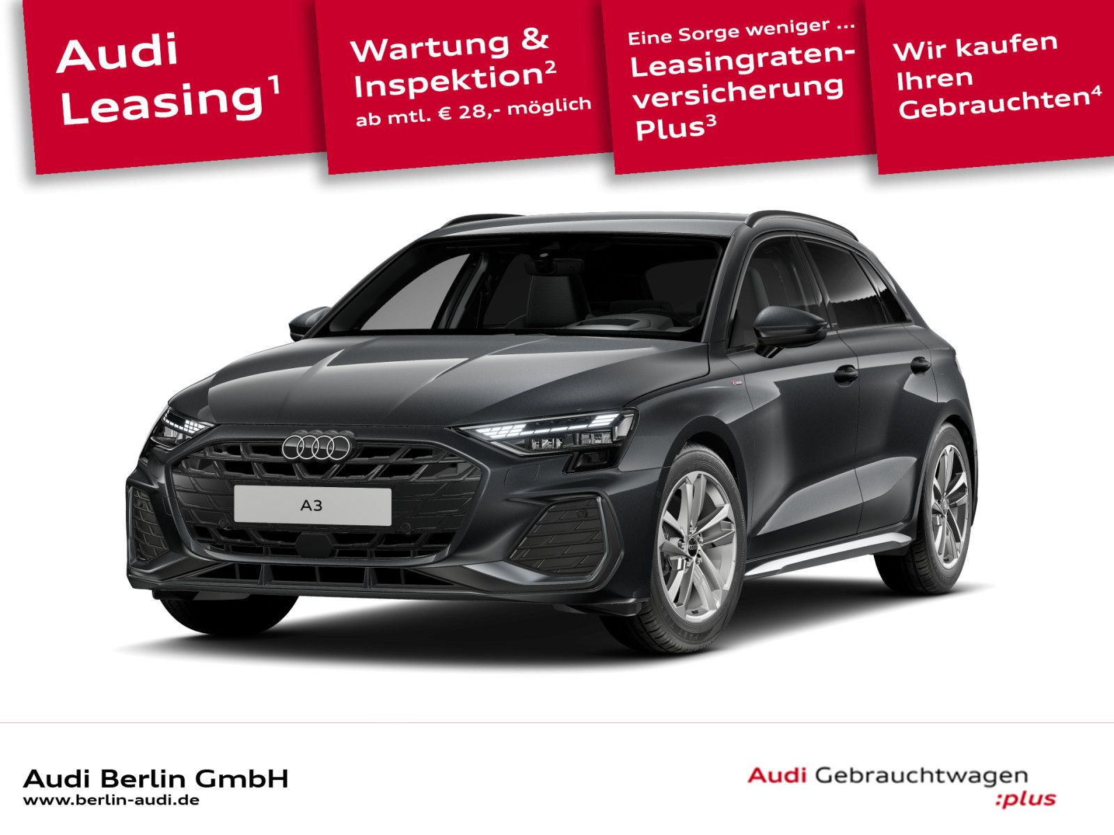 Audi A3 Sportback S line 30 TFSI S tr.