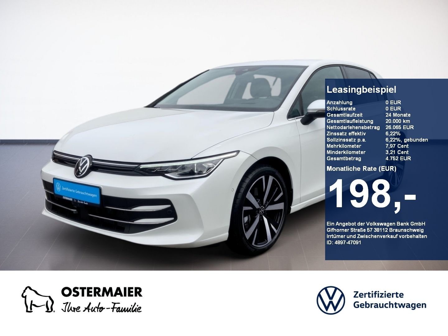 Volkswagen Golf VIII STYLE 1.5TSI 150PS ACC.AREA-VIEW.NAVI+