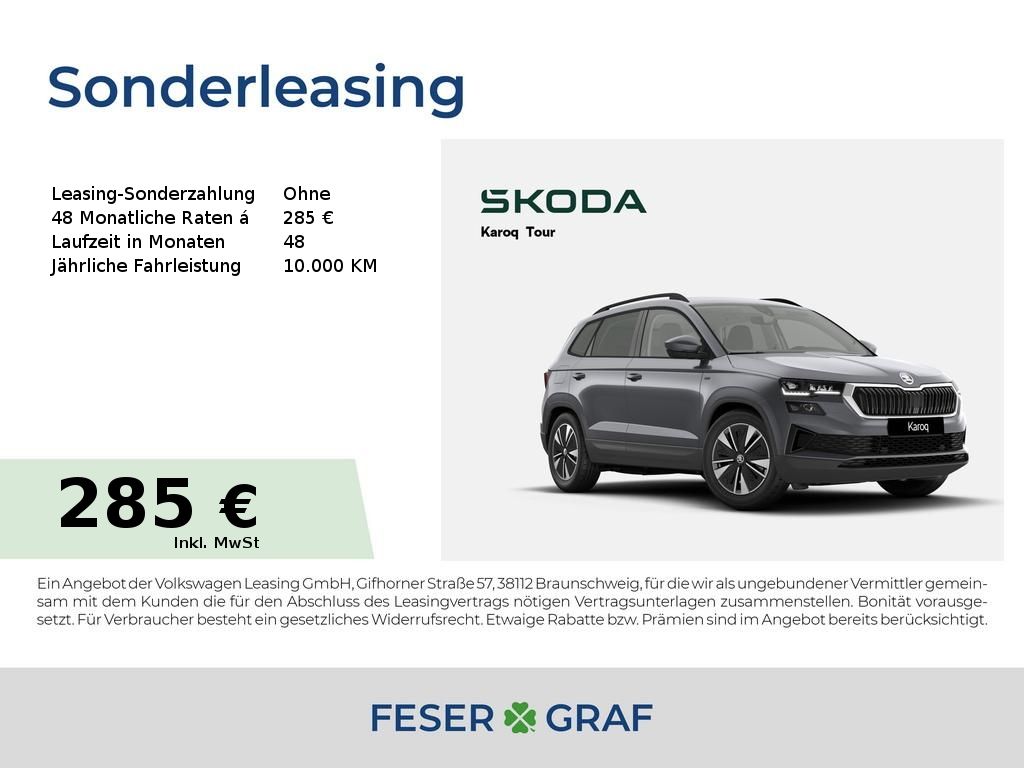 Skoda Karoq Tour 1,5 TSI*KAM*SZH*AHK*LED*SMART-LINK*