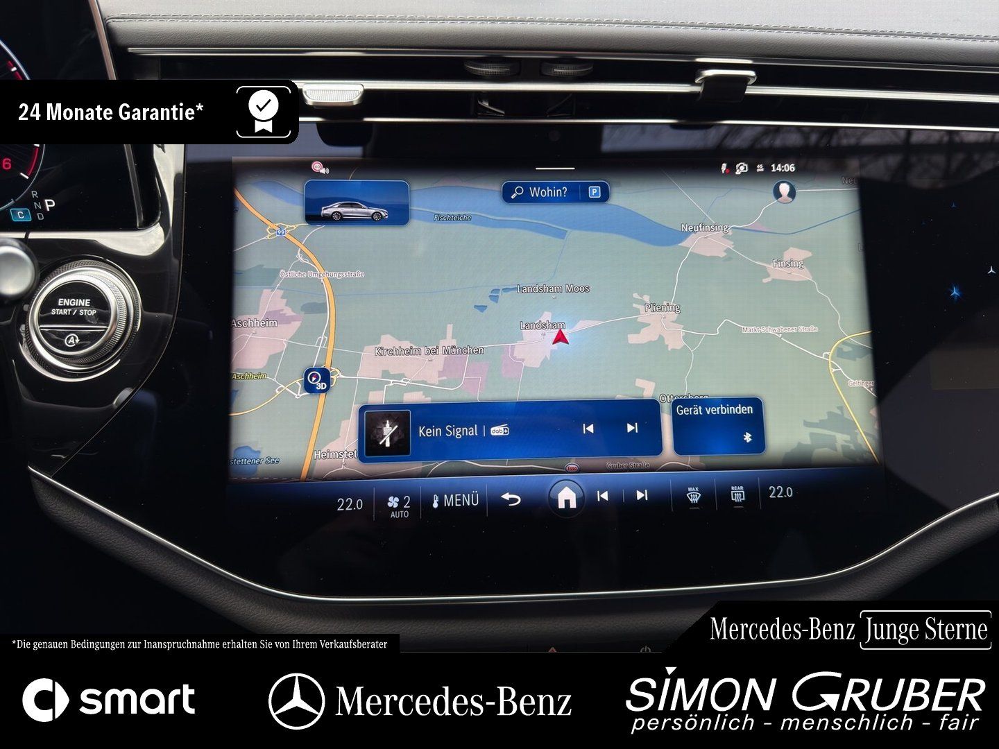 Fahrzeugabbildung Mercedes-Benz E 220 d AMG MBUX Superscreen 360° Burm KeyGo 21"