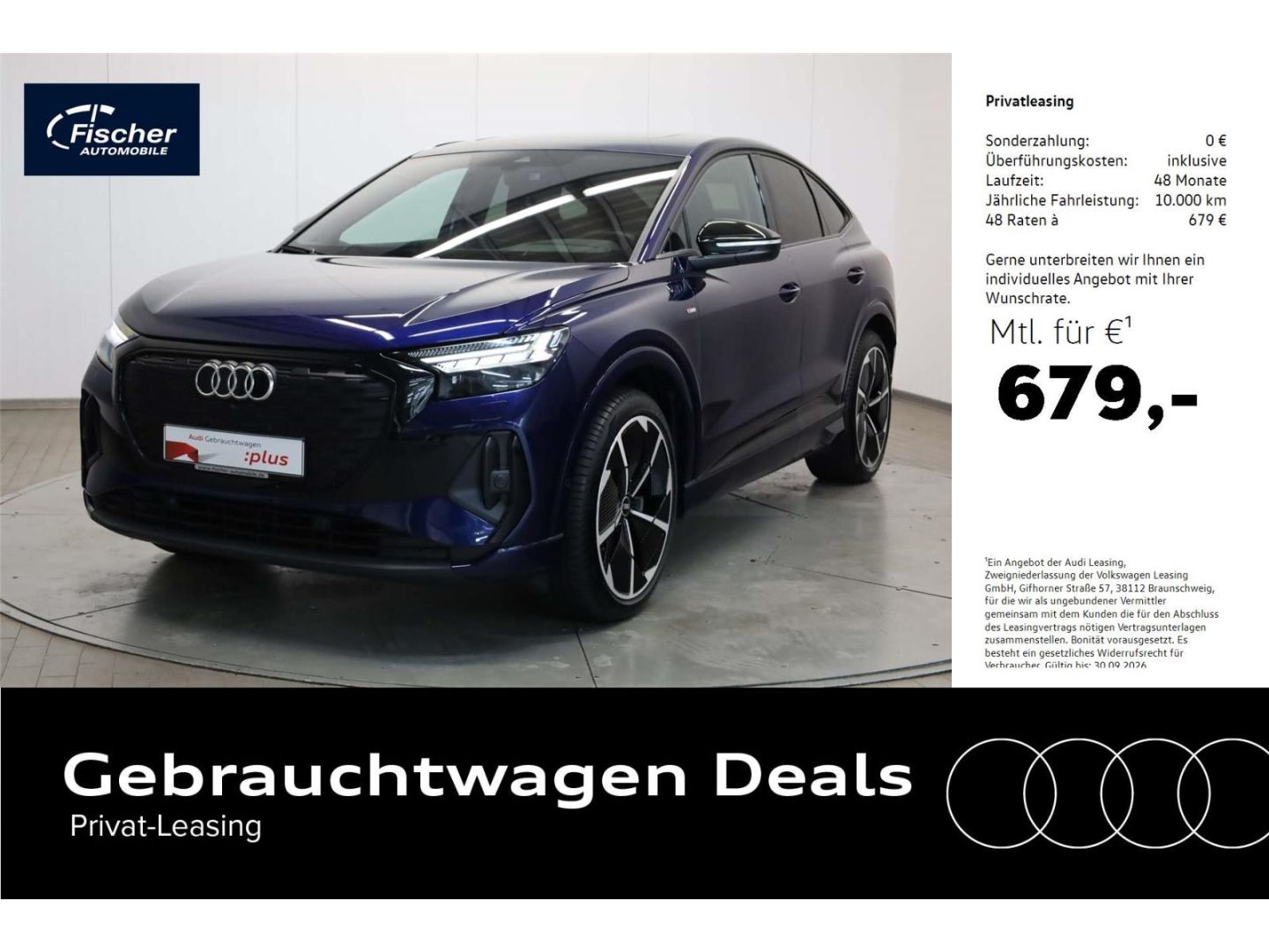 Audi Q4 e-tron Sportback S line 55 qu. AHK 21'' P-Dac foto 1