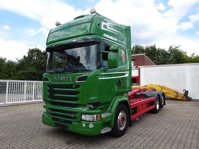 Scania R580 V8 MEILLER Abroller 6x2