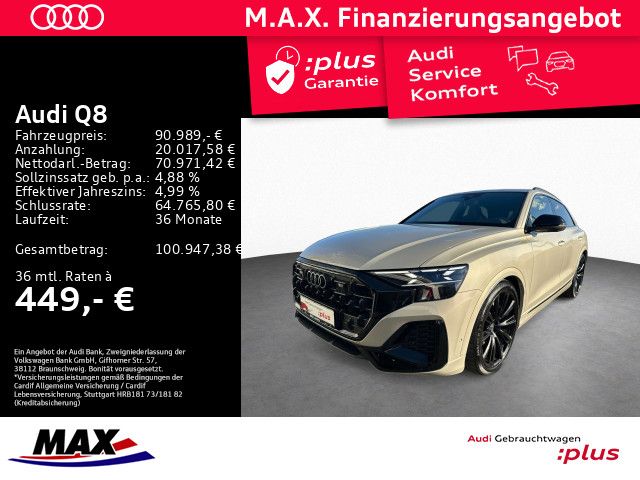 Q8 50 TDI QUATT MATRIX+PANO+AHK+RAUTE+LUFT+360°+