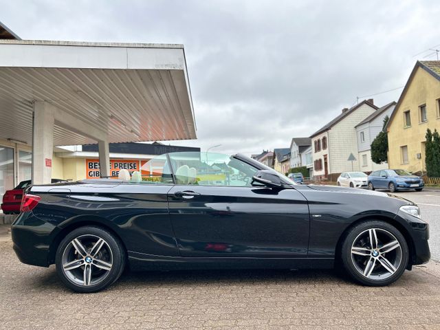 BMW 2 Cabrio 218 i Bi-Xenon Navi Leder Alu Pdc Euro6