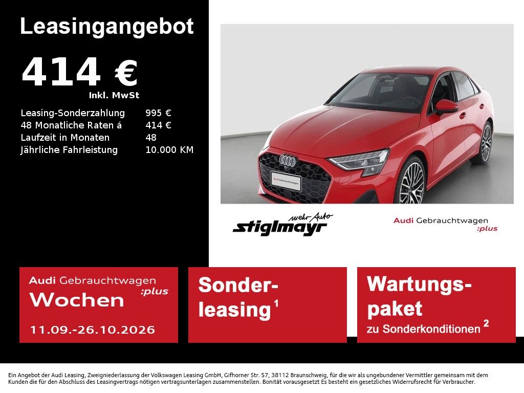 Audi A3 Limousine TFSI quattro INTERIEUR-S+AHK+LED+LE