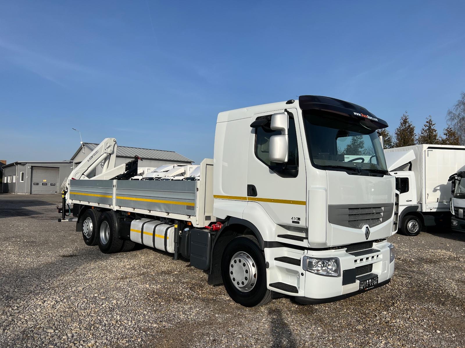 Renault 410.26 Pritsche 6.85m + Kran Bonfiglioli P15000L