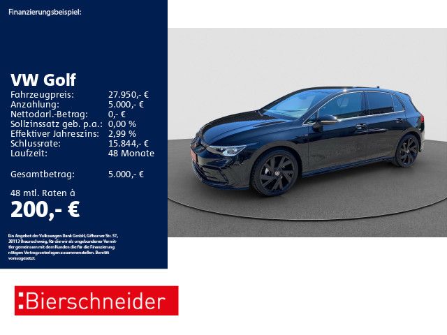 Volkswagen Golf 8 1.5 eTSI DSG R-Line Black AHK MATRIX CAM 
