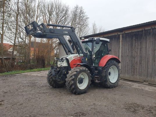 Steyr Profi 4130 CVT + Frontlader Q56