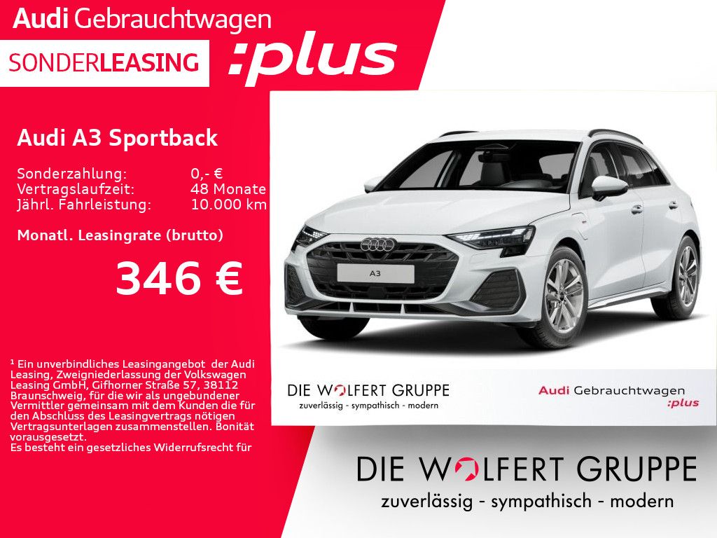 A3 Sportback 40 TFSI e S tronic S line AHK*RFK