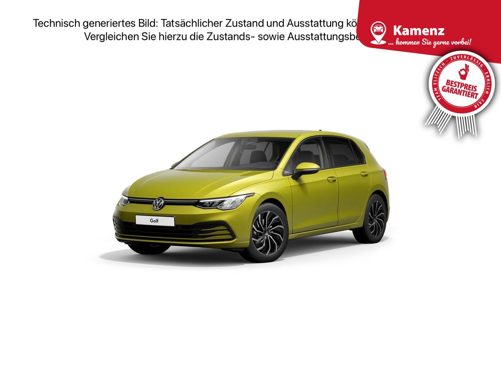 Fahrzeugabbildung Volkswagen Golf VIII TSI Life LED Navi ACC SHZ AID PDC
