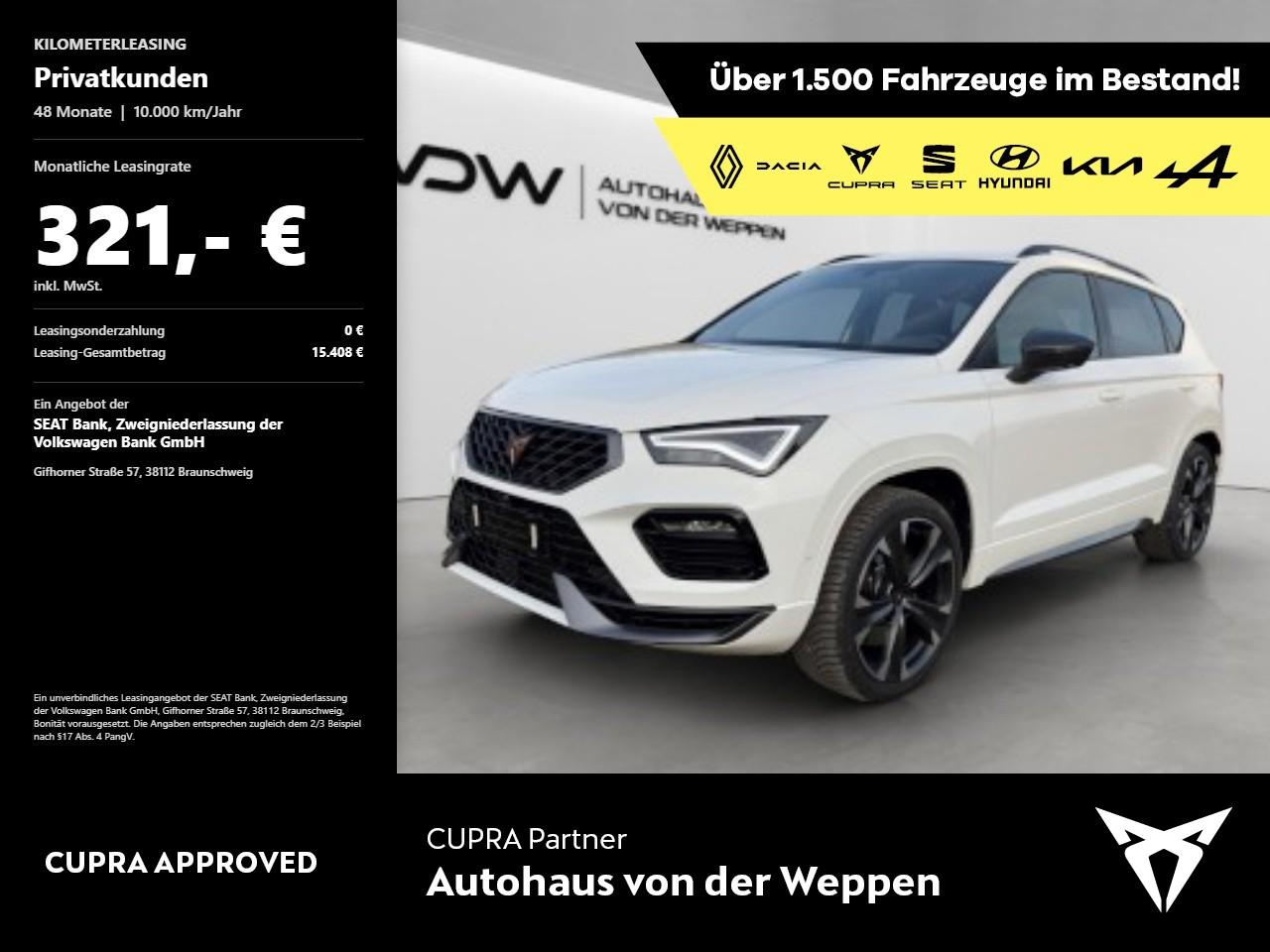 Cupra Ateca VZ 4Drive Klima Navi Rückfahrkamera