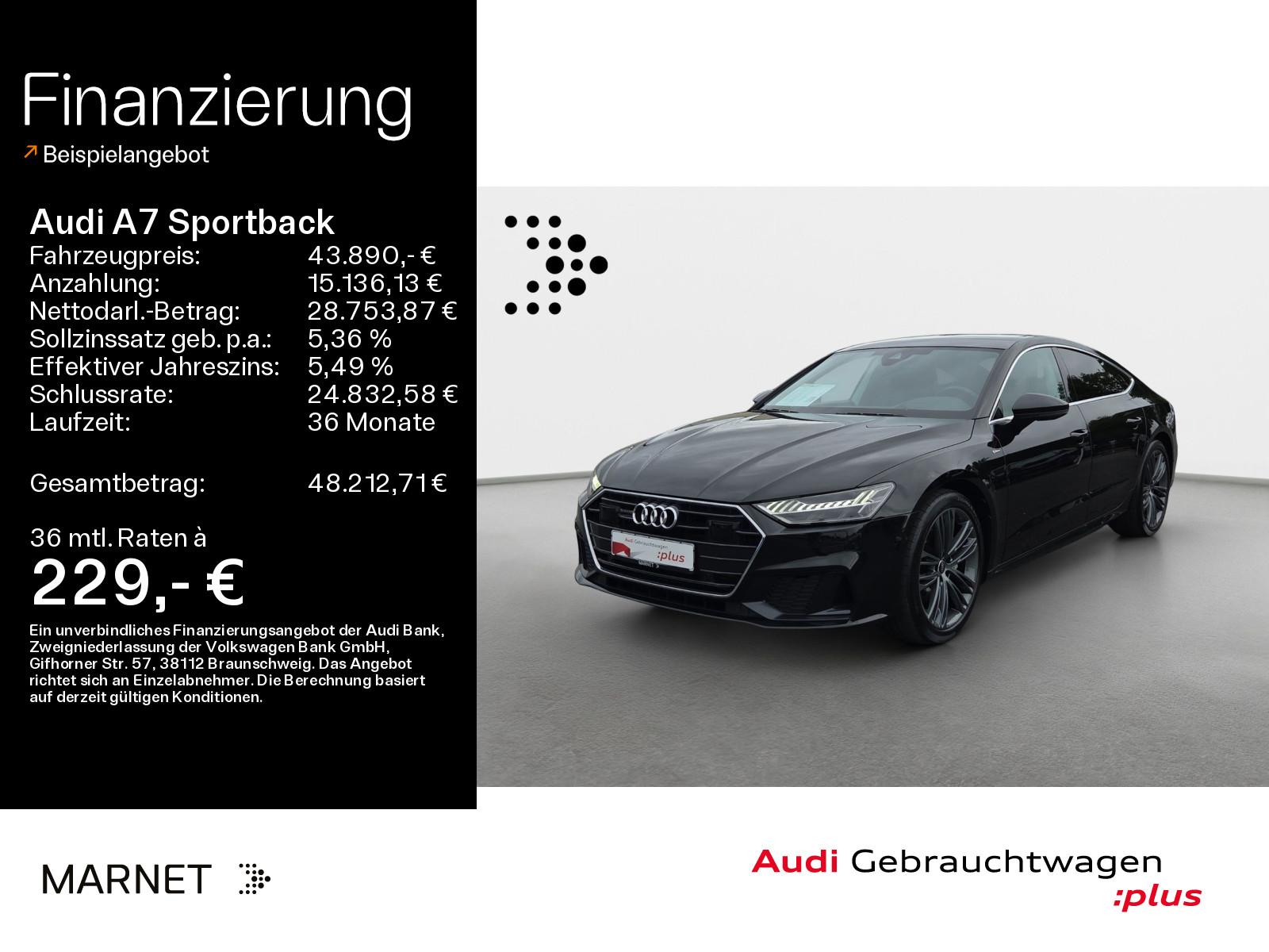 Audi A7 Sportback 45 TFSI qu S line*Navi*Matrix*HUD*P