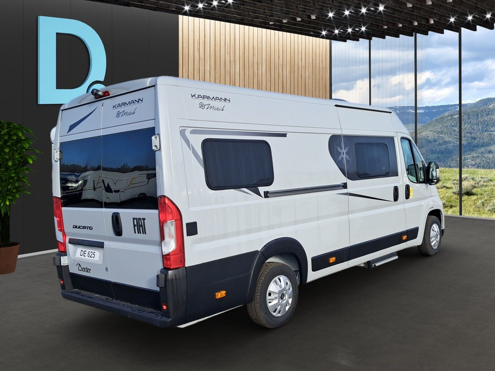 Fahrzeugabbildung Karmann Dexter DE 625  Captain-Chair-Sitze, RFK