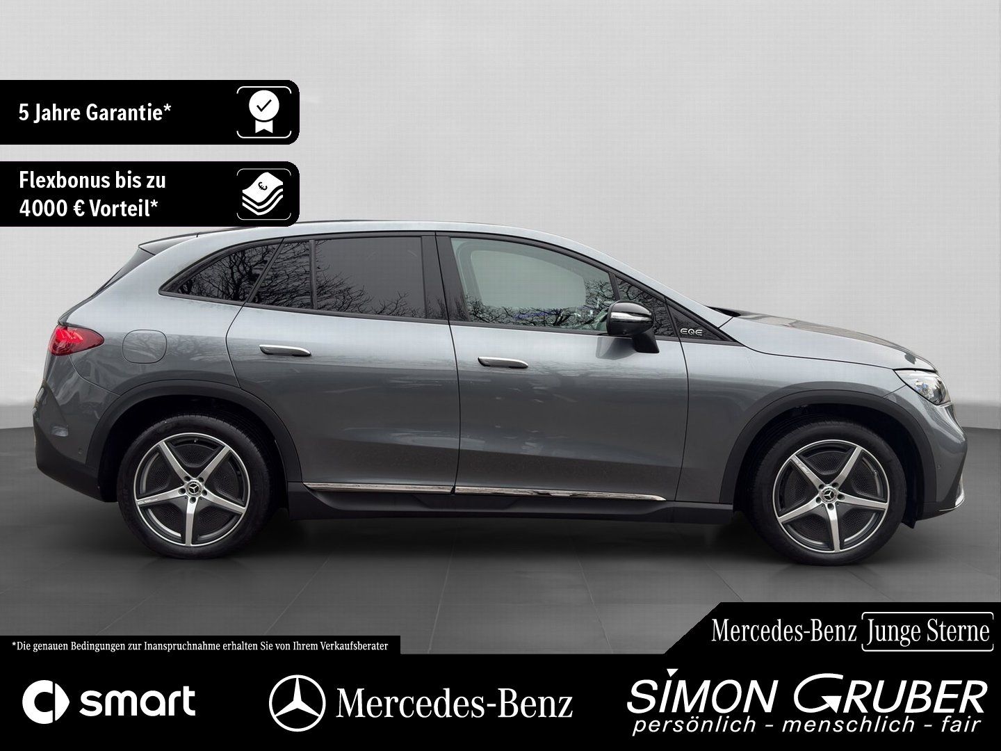 Fahrzeugabbildung Mercedes-Benz EQE 350 4M SUV AMG Pano Airmatic Leder AHK