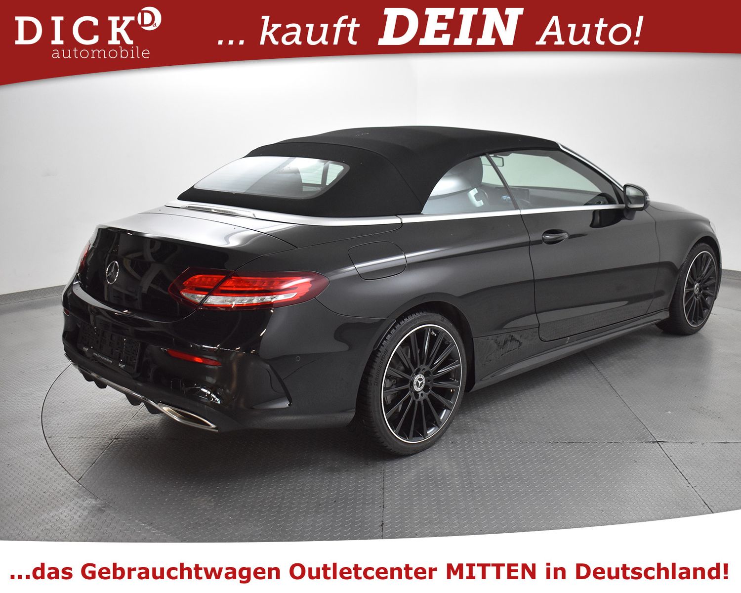 MERCEDES-BENZ C300 Cabrio 2X AMG LIne BURMES+LED+KAMER+AHK+19" - Image 23