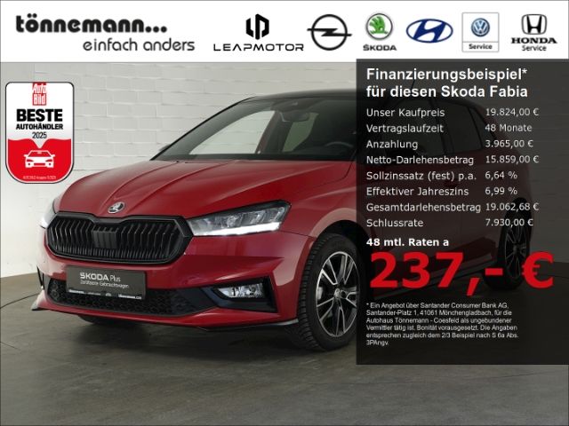 Fabia MONTE CARLO TSI+BLUETOOTH+SITZHEIZUNG+LED-