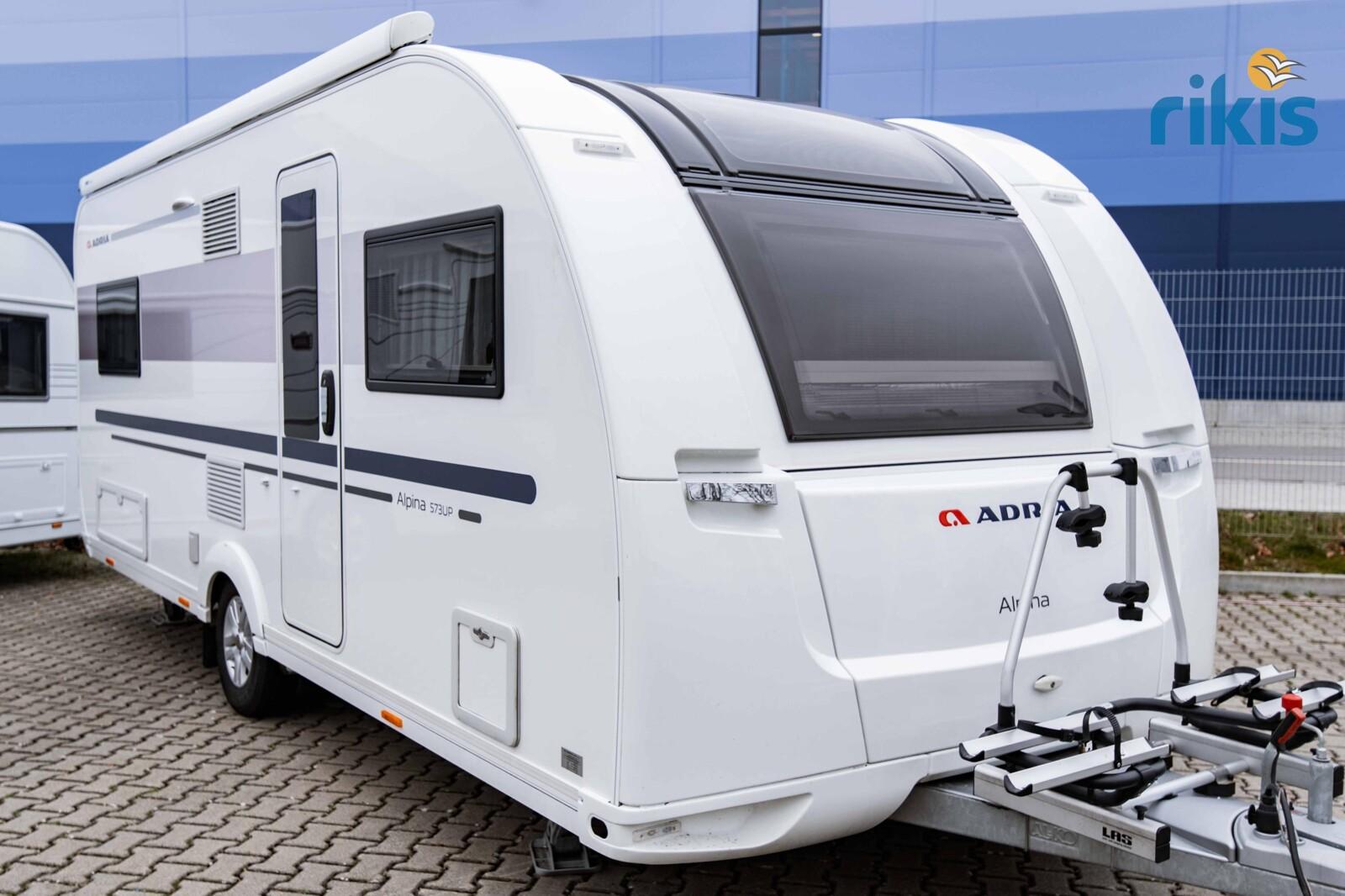 Adria Alpina 573 UP Mover Klima TV Hubstützen Markise