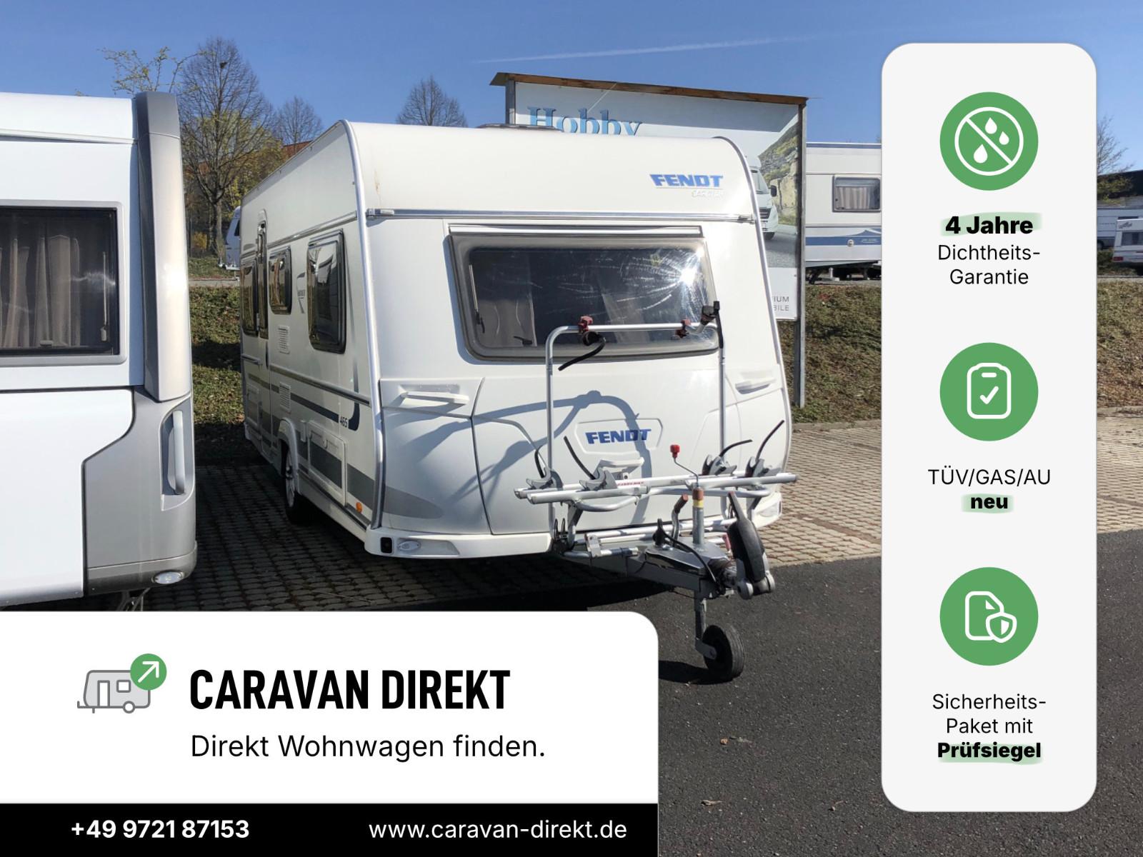 Fendt Bianco 465 TG /  Vorzelt Radträger TÜV Unidose