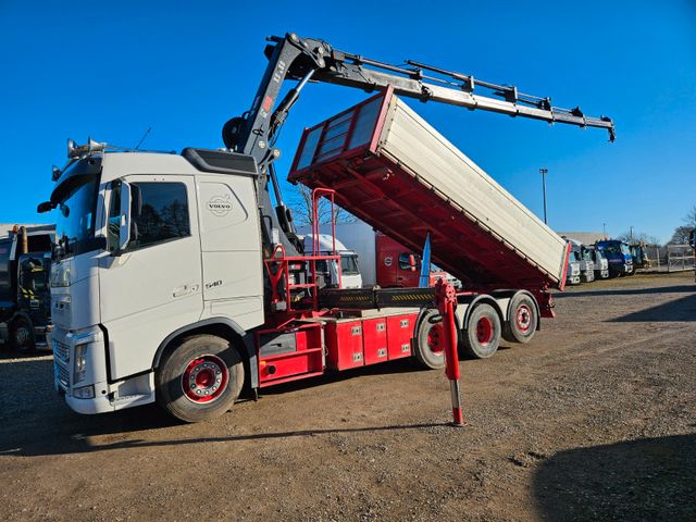 Volvo FH 540 8x4/4// Tipper // Hiab 288 E-6 HIPRO