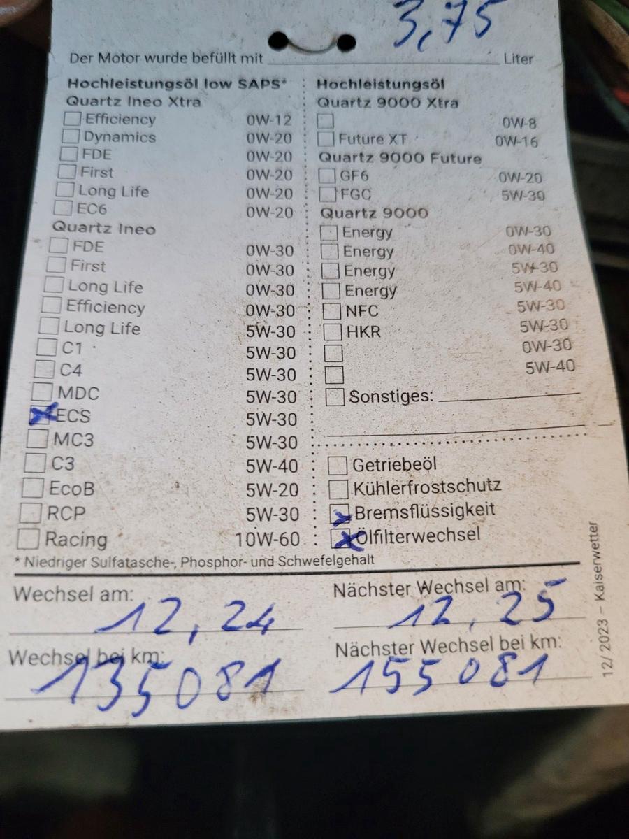 Citroën Xsara Picasso Style*SCHECKHEFT*DPF