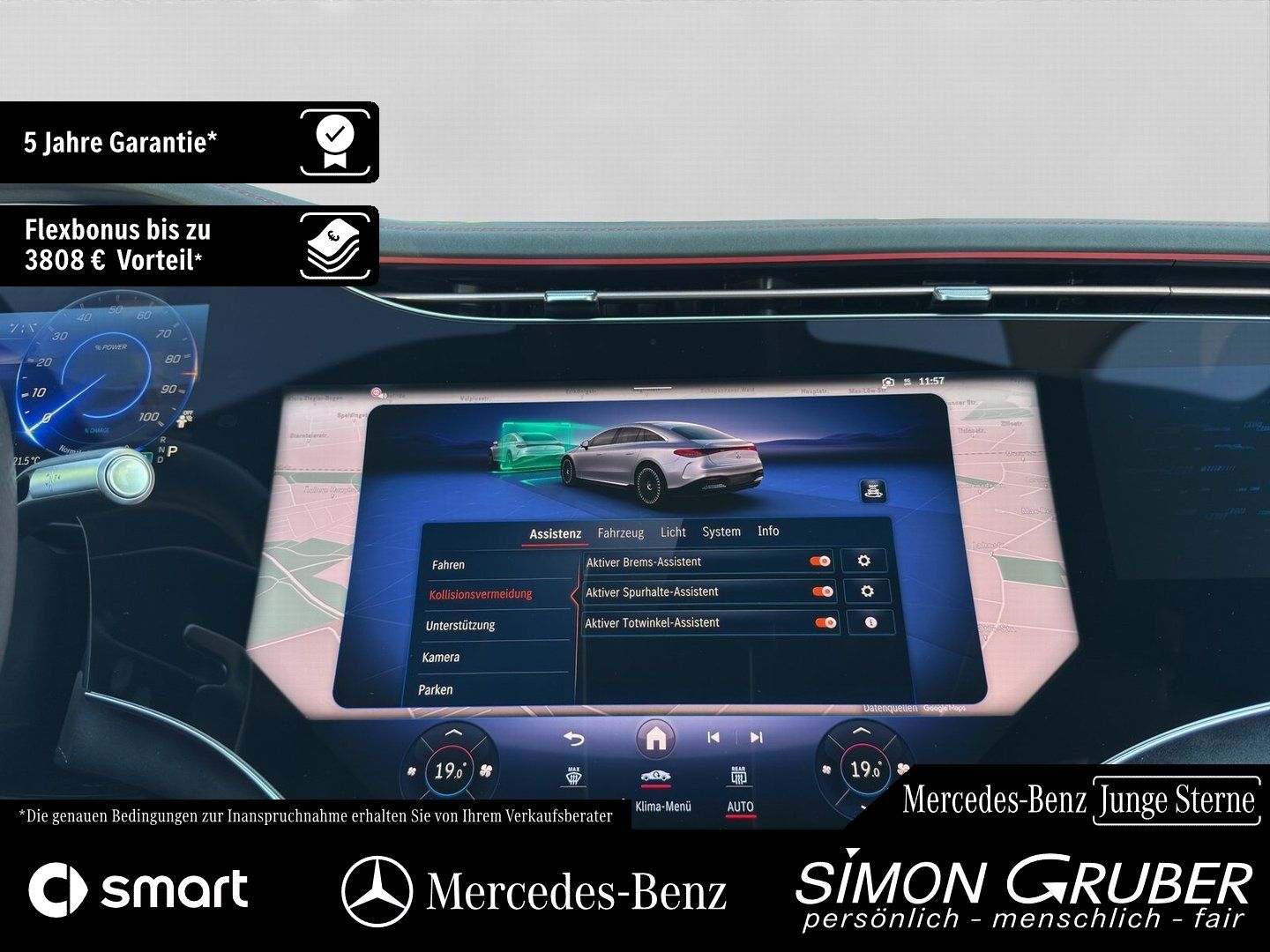 Fahrzeugabbildung Mercedes-Benz EQS 53 4M+ AMG Pano Carbon Sitzkl Massage 118Kw