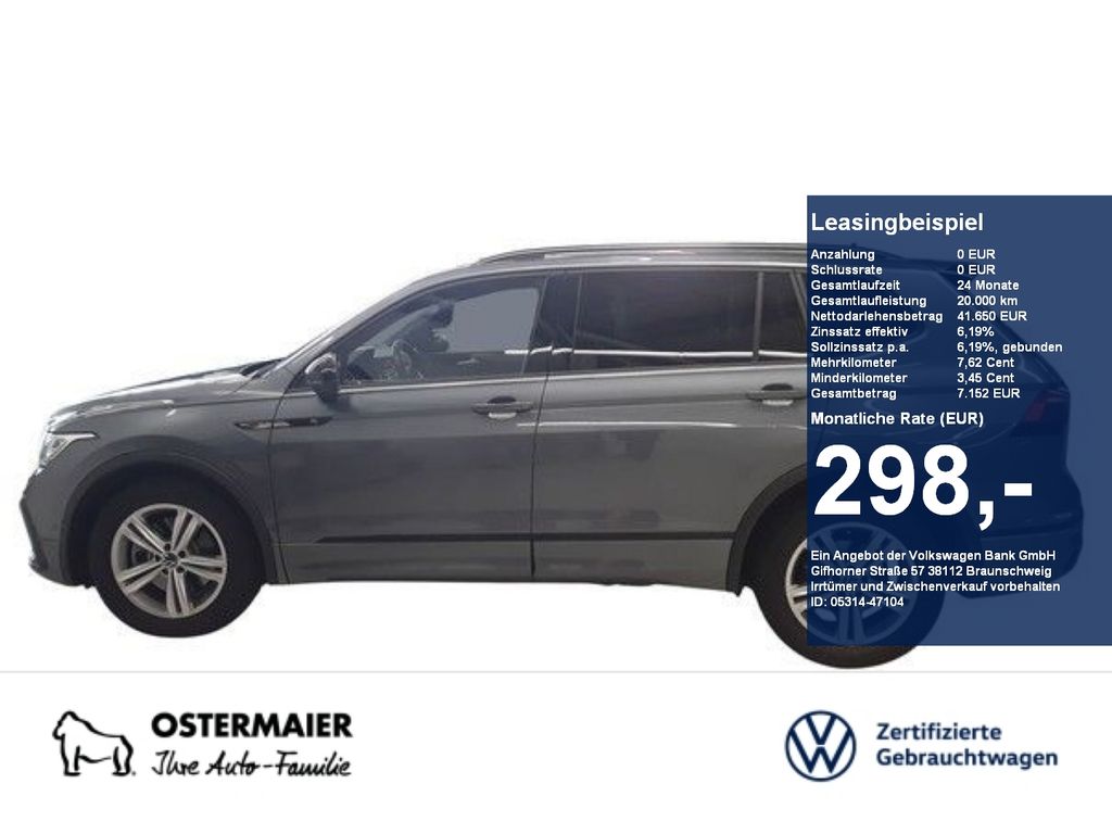 Volkswagen Tiguan Allspace R-line BLACK 2.0TSI 190PS 4M NP.