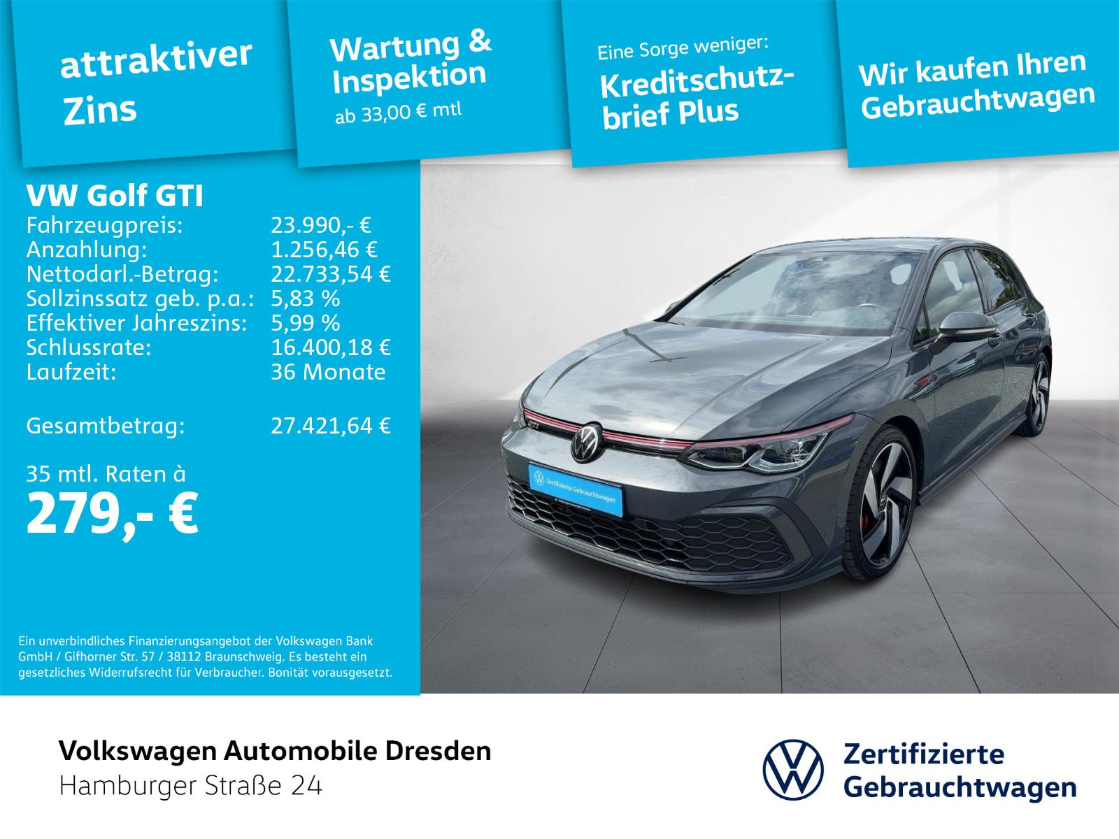 Volkswagen Golf VIII GTI 2.0 TSI IQ KAM KEYLESS TRAVEL, миниатюра 2