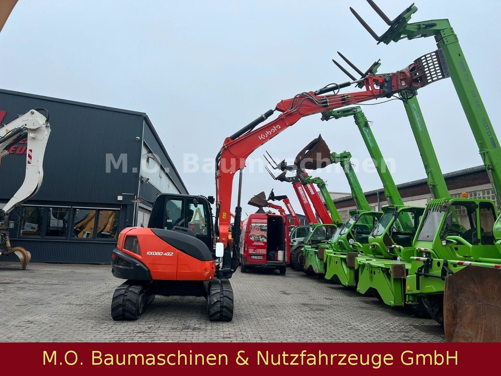 Fahrzeugabbildung Kubota Kubota KX 080 -4a2 / Rotar RG 9N Sortiergreifer/