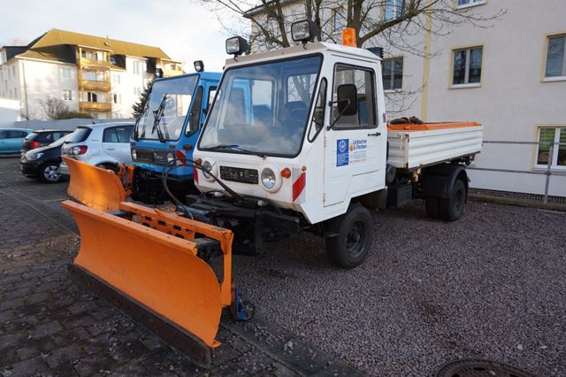 Multicar M25 Kipper lang Schneepflug Streuer