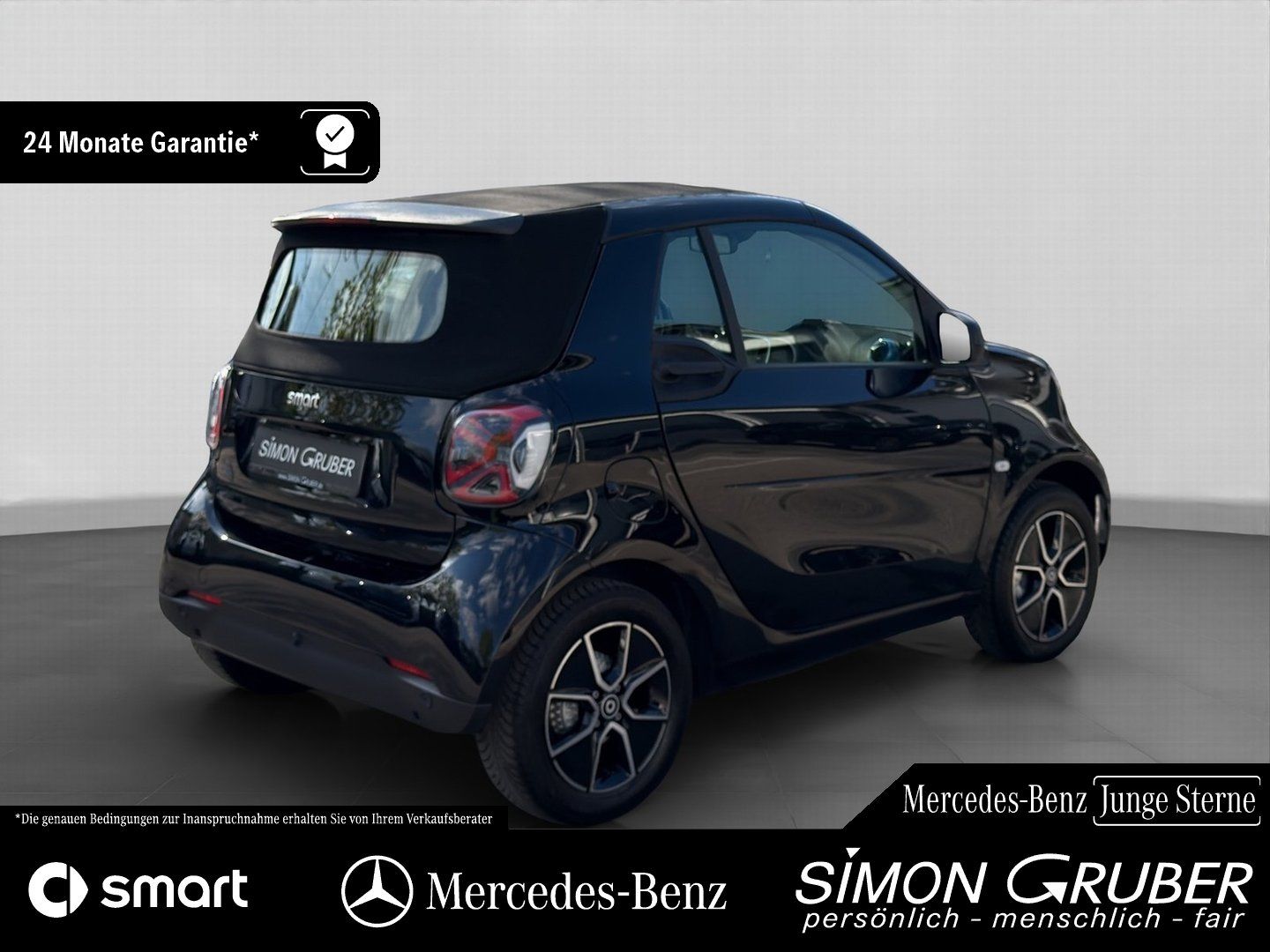 Fahrzeugabbildung Smart fortwo EQ Cabrio Exclusive Winter Voll-LED 22KW