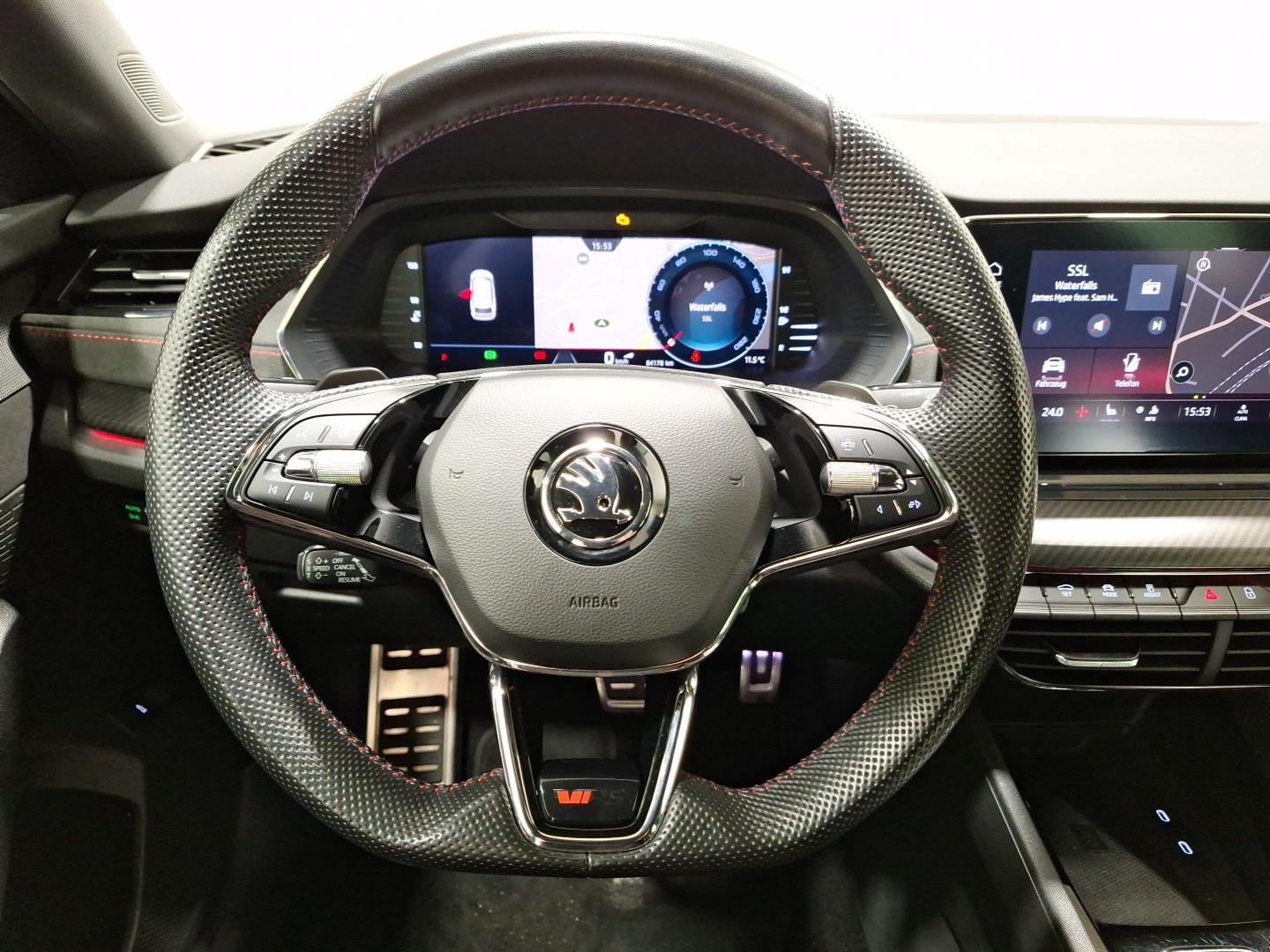 SKODA OCTAVIA 2.0 TDI DSG RS 200CH - MATRIX-LED SCHEINWERFE - VIRTUAL COCKPIT - SYSTÈME DE NAVIGATION - MATRIX-LED
