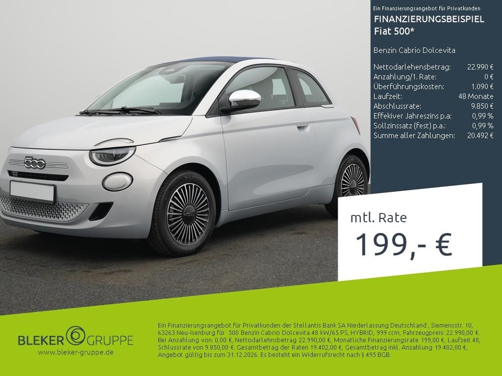 Fiat 500 Benzin Cabrio Dolcevita
