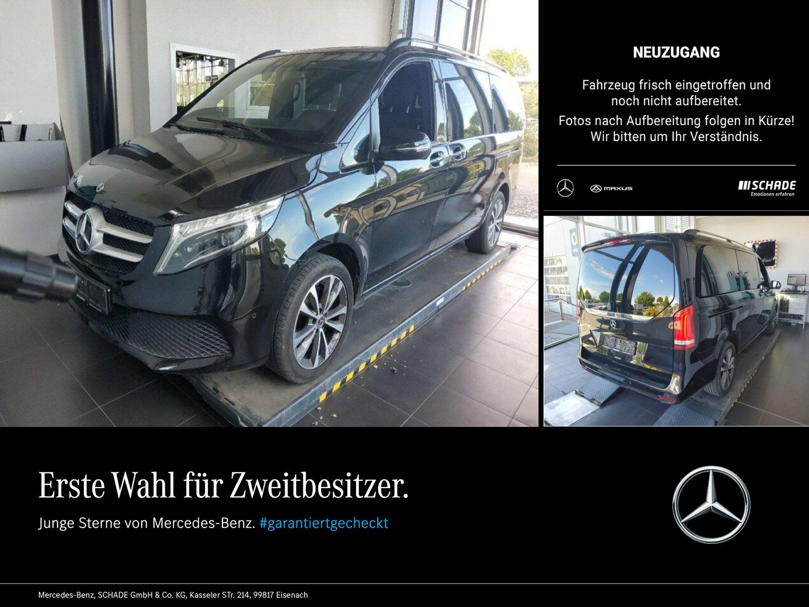 MERCEDES-BENZ V 250 d 4MATIC LED STANDHEIZUNG LEDER TOTWINKEL