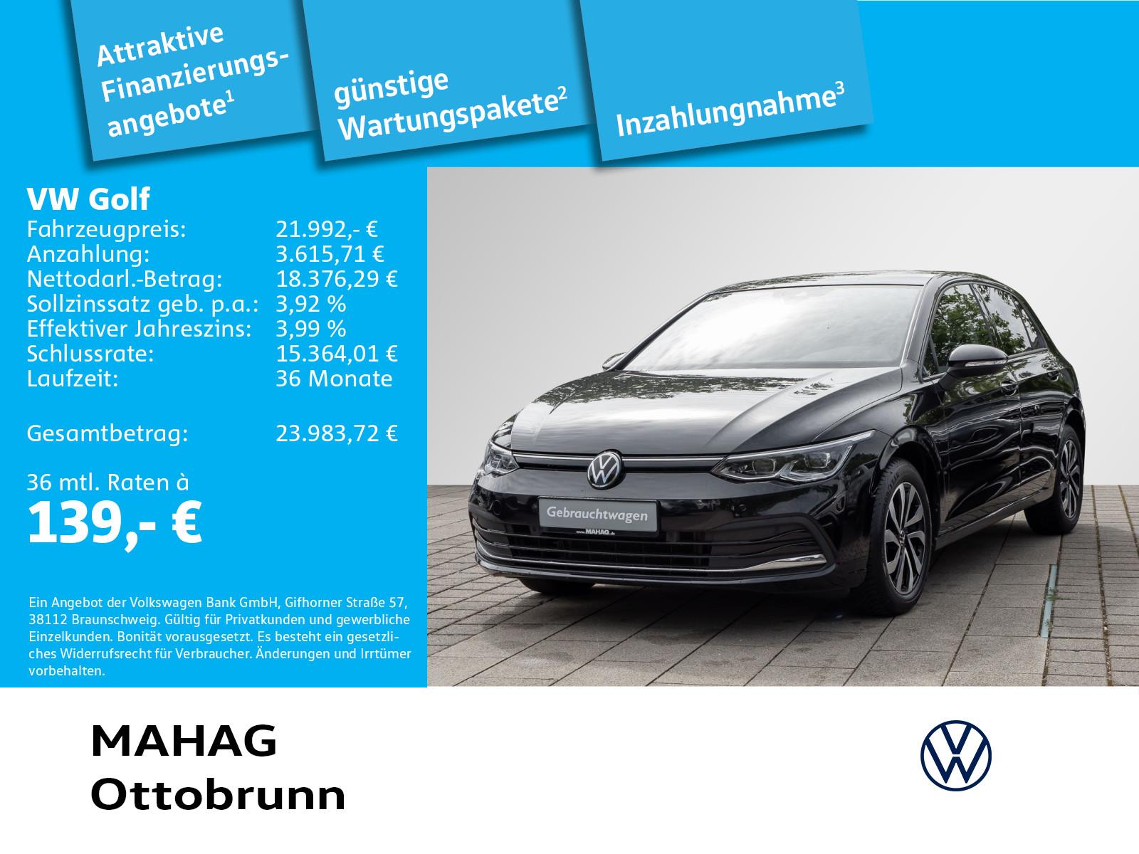 Volkswagen Golf VIII Active 1.5 eTSI AHK IQ.Light IQ.Drive, миниатюра 22